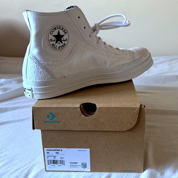 Converse Chuck Taylor Hi-Cut All White Size US 11 Men US 13 Women - Picture 1 of 8